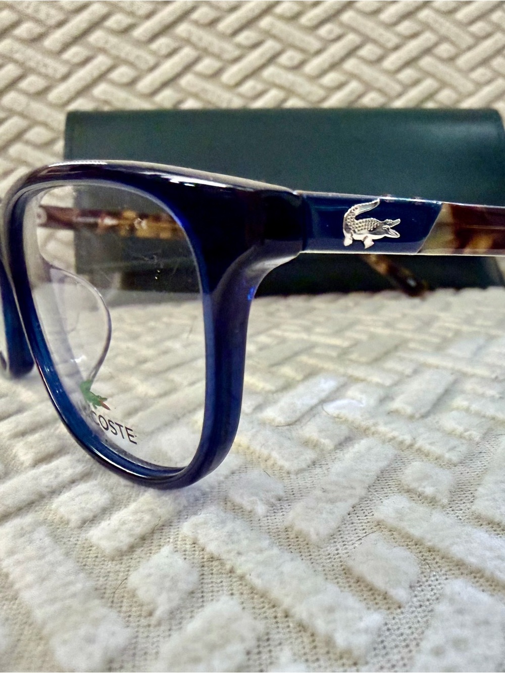 Lacoste Women's Deep Blue Full-Rim Eyeglasses